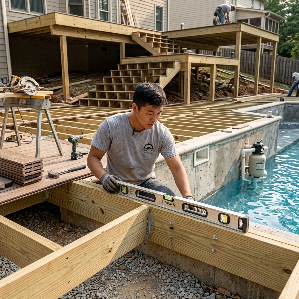 Multi-Level & Pool Decks in Marietta GA